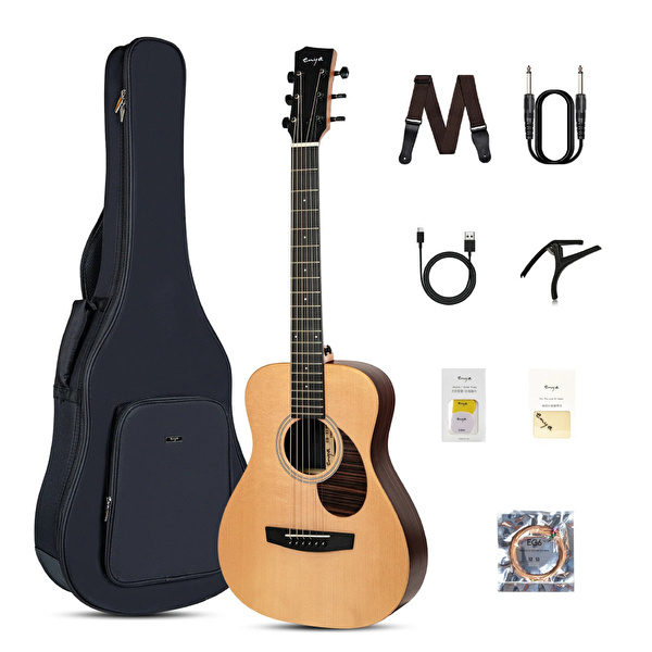 Enya EB-X1 PRO MAX Mini Dreadnaught Akustik Gitar